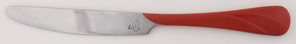 Fiesta Scarlet (Intro 2004) Small Dinner Knife by Homer Laughlin -1