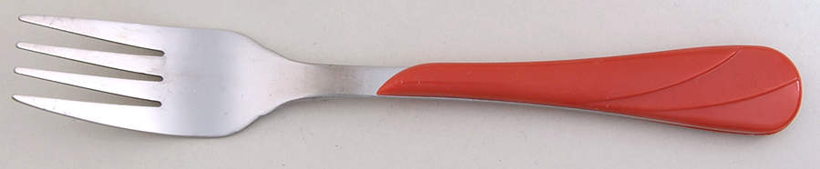 Fiesta Scarlet (Intro 2004) Dinner Fork (7 1/2" or Larger) by Homer Laughlin -1