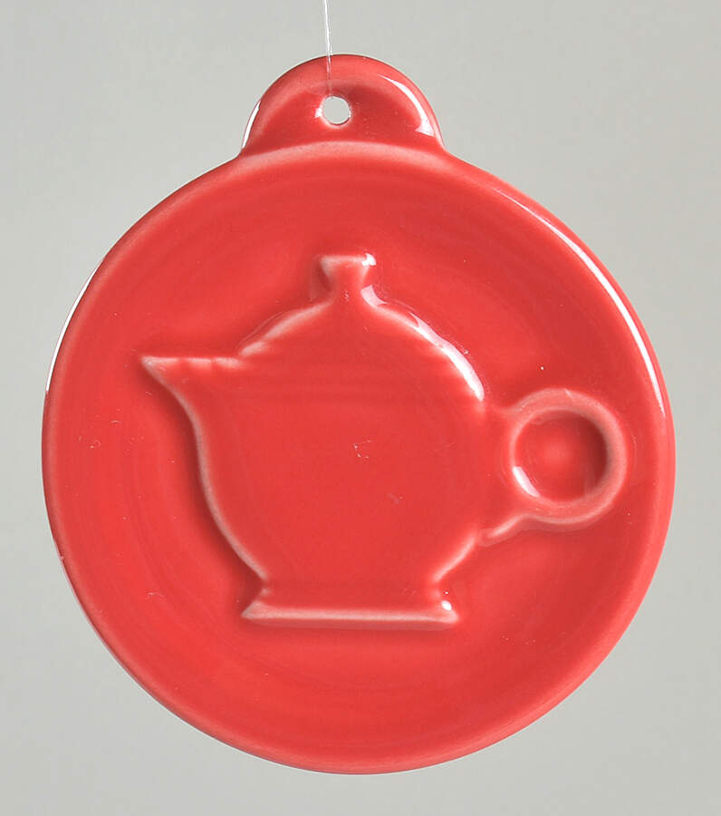 Fiesta Scarlet (Intro 2004) Ornament by Homer Laughlin -1