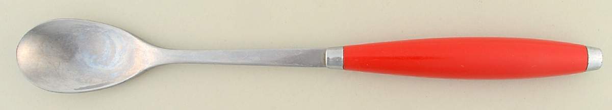 Fiesta Scarlet (Intro 2004) Iced Tea Spoon by Homer Laughlin -1