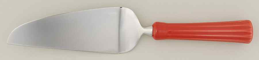 Fiesta Scarlet (Intro 2004) Pie & Cake Server with Stainless Blade by Homer Laughlin -1