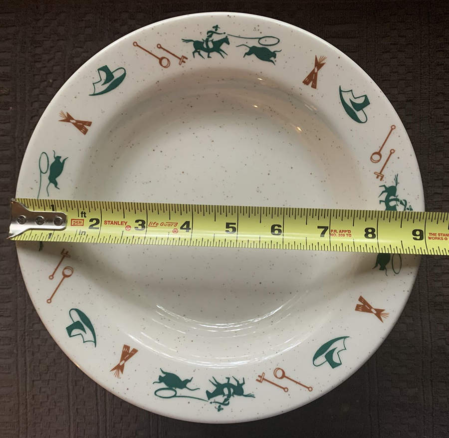 Cowboy Large Rim Soup Bowl by Homer Laughlin -1