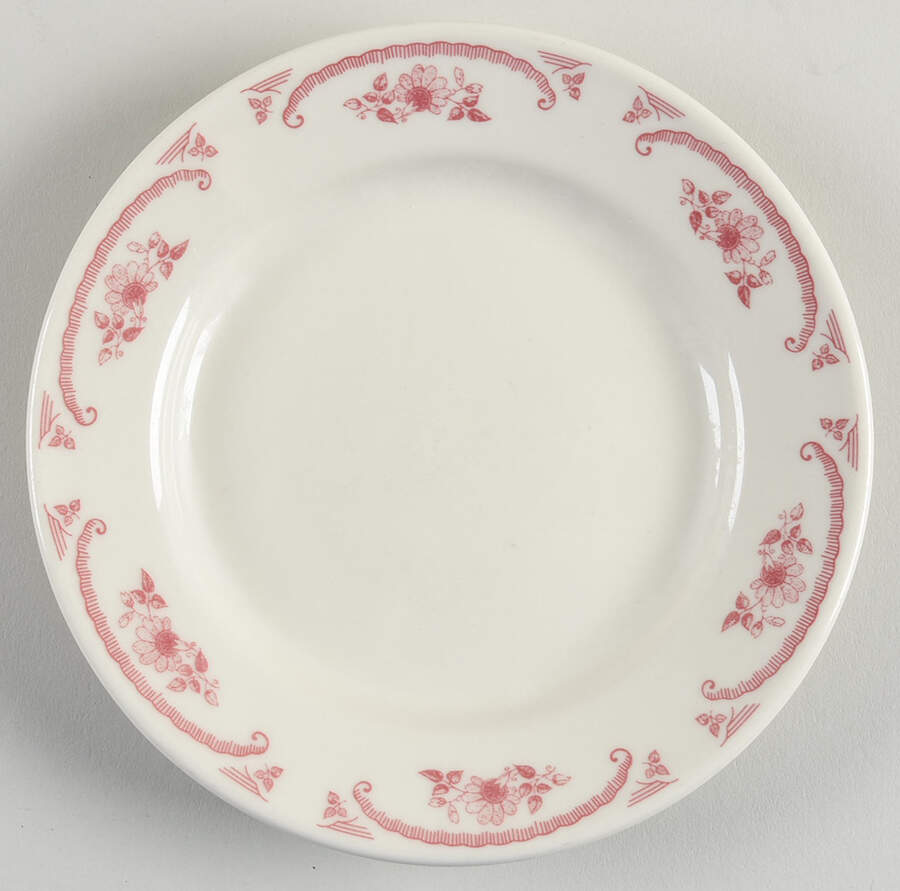 American Rose Dessert/Pie Plate by Homer Laughlin -1