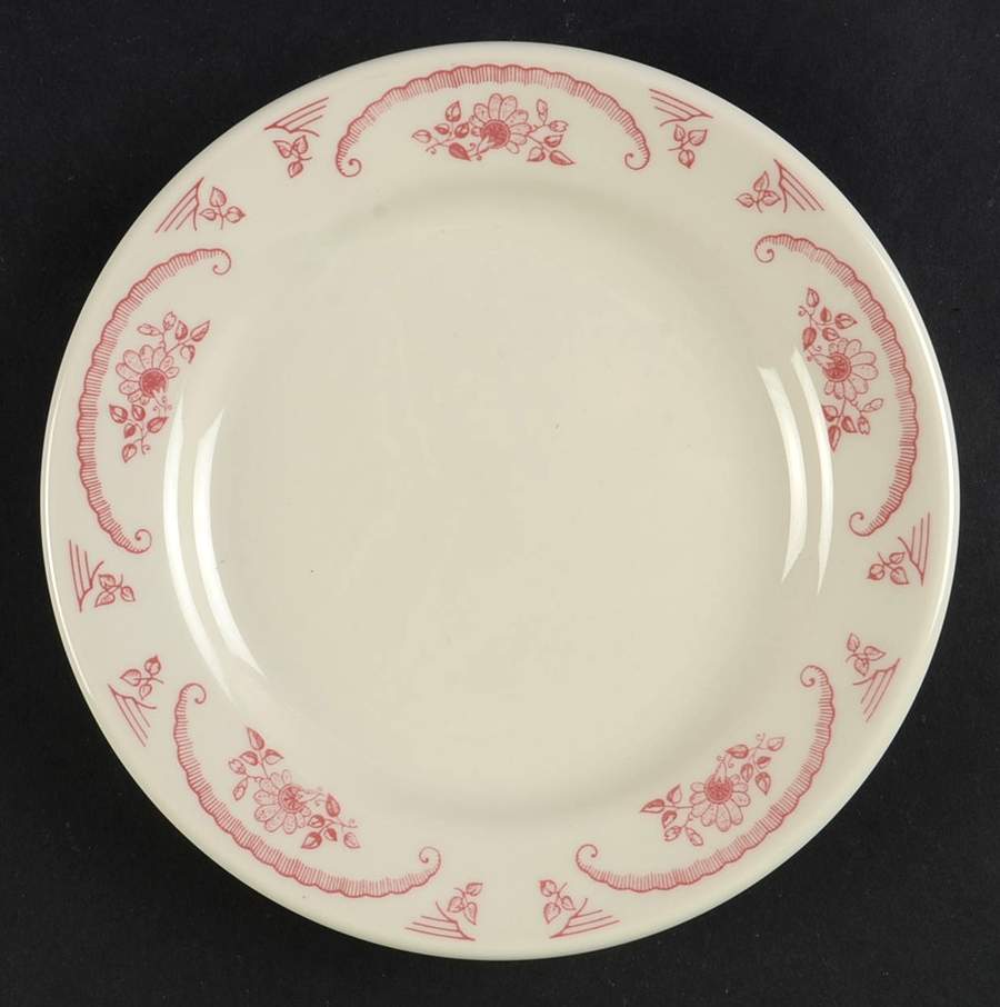 American Rose Bread & Butter Plate by Homer Laughlin -1