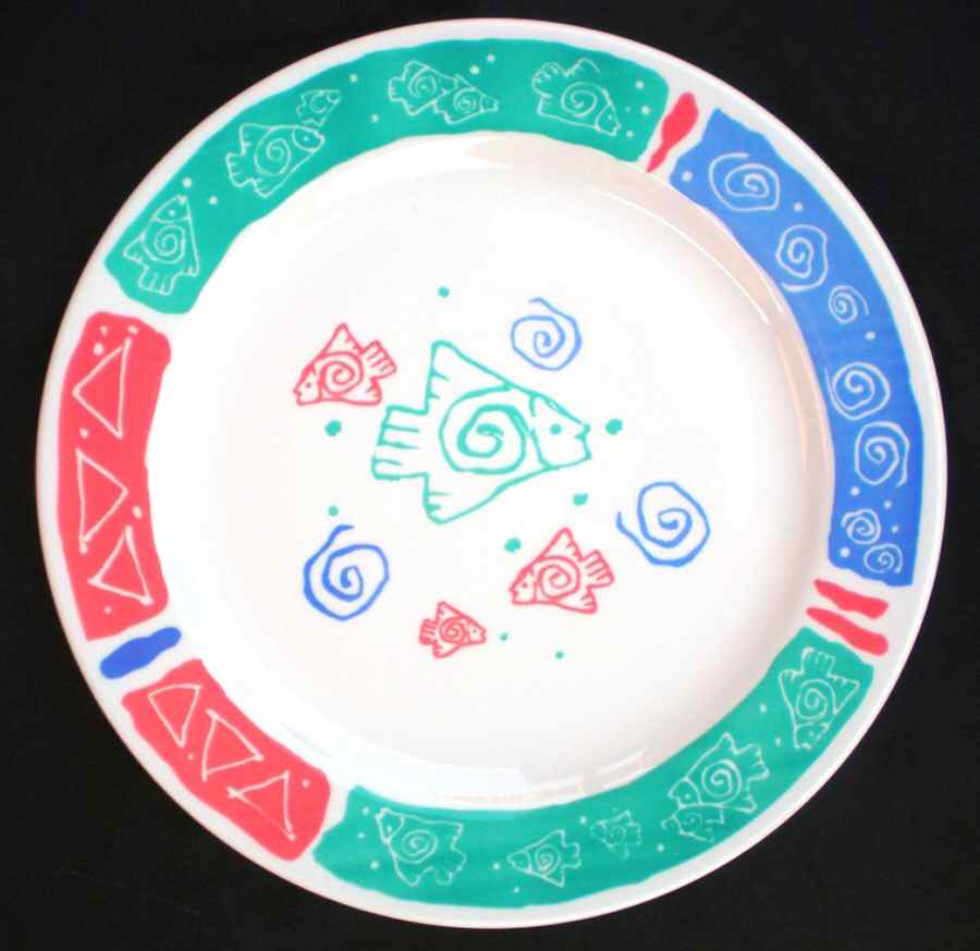 Aqua Mate Service Plate (Charger) by Homer Laughlin -1