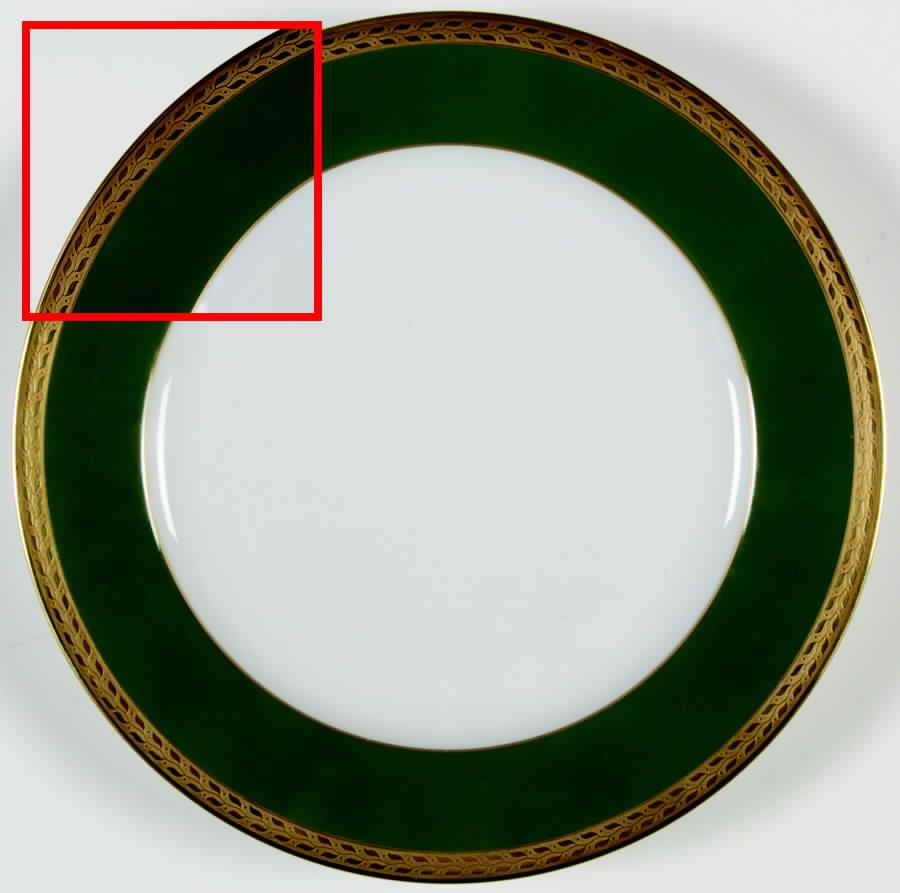 Palais Royal Green Salad Plate by Heinrich - H&C-1