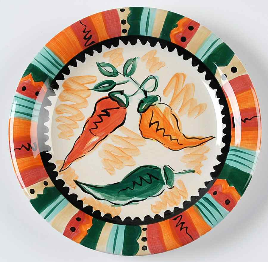 Hot Tamale Salad Plate by Hausenware-1