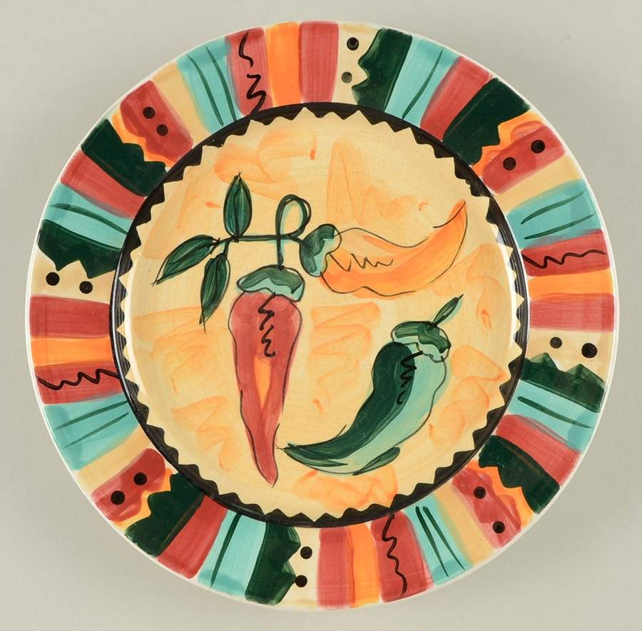 Hot Tamale Salad Plate by Hausenware-1