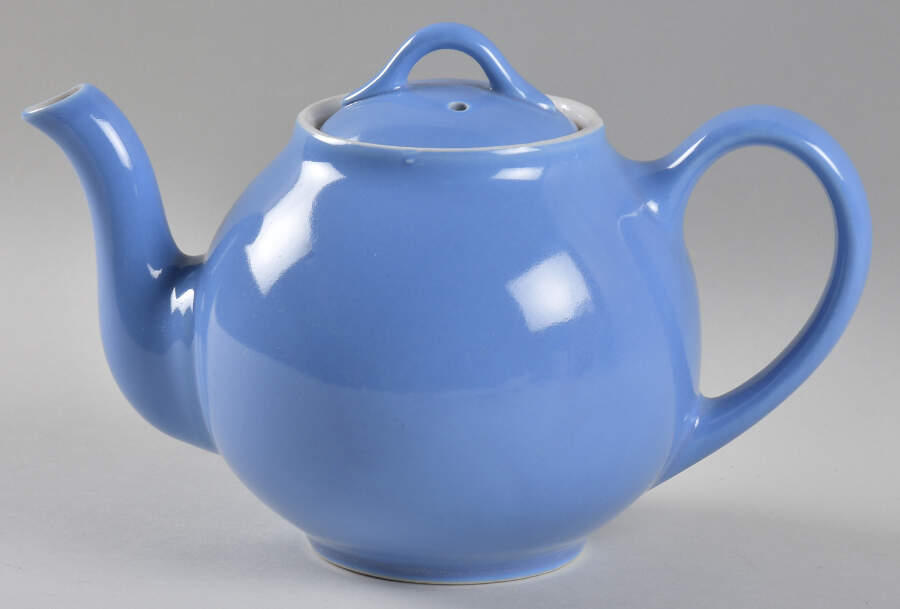 Cadet Blue 12 Ounce French Teapot & Lid by Hall-1