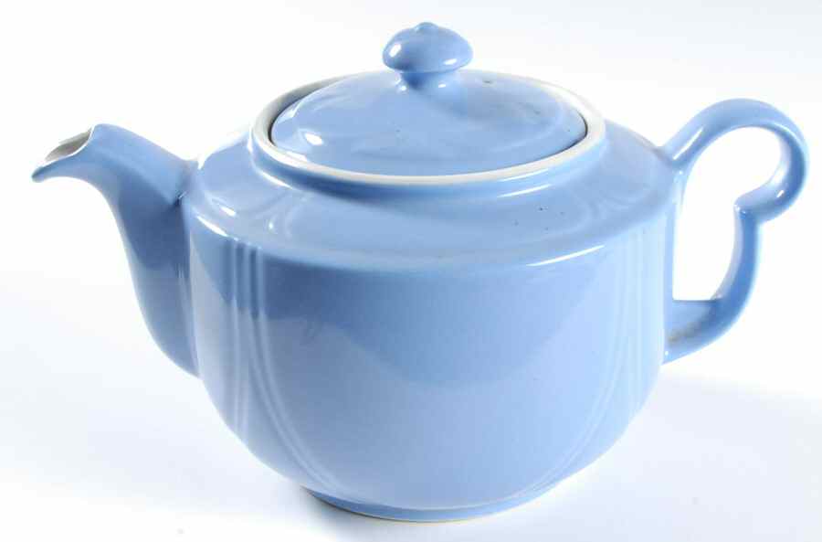 Cadet Blue Imperial Coffee Pot & Lid by Hall-1