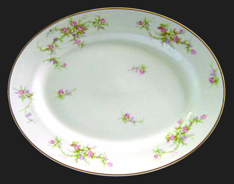 H2919 13" Oval Serving Platter by Haviland-1