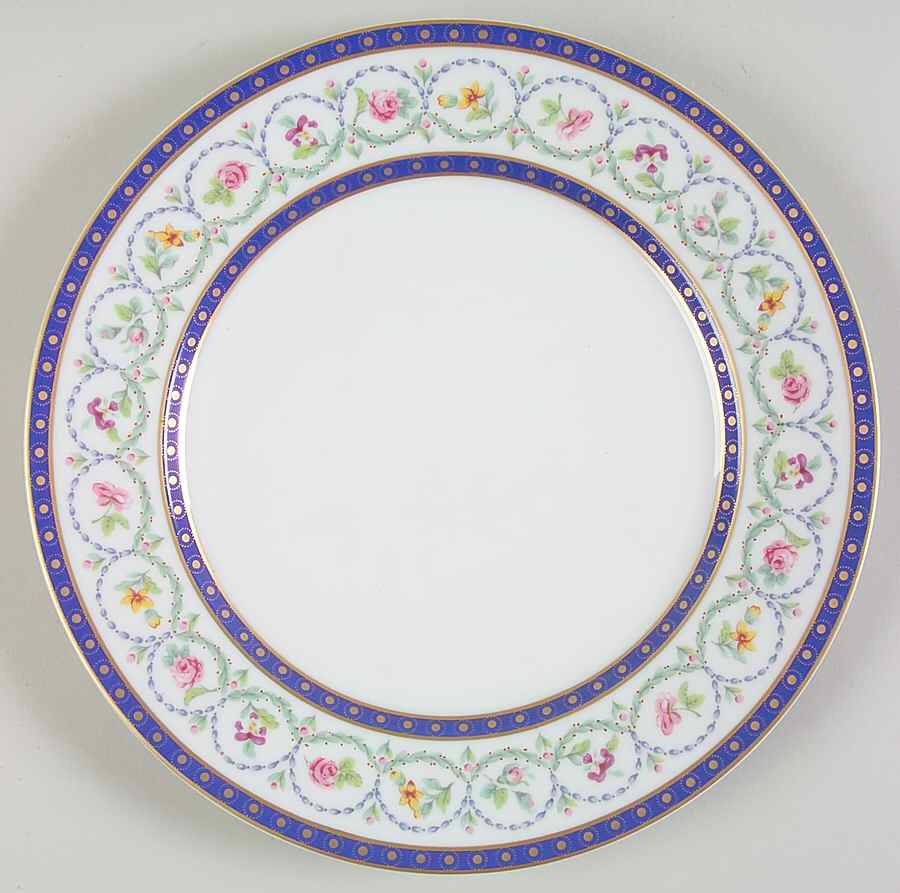 Malmaison (Newer, Blue Bands) Dinner Plate by Haviland-1
