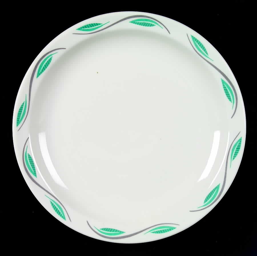 Grecian Green Dinner Plate by Homer Laughlin -1