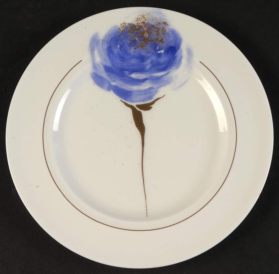 New Balance Blue Bread & Butter Plate by Hutschenreuther-1