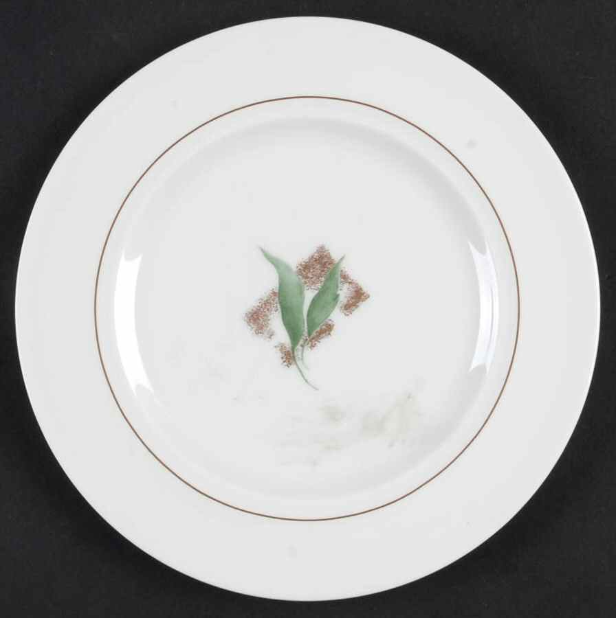New Balance Green Bread & Butter Plate by Hutschenreuther-1