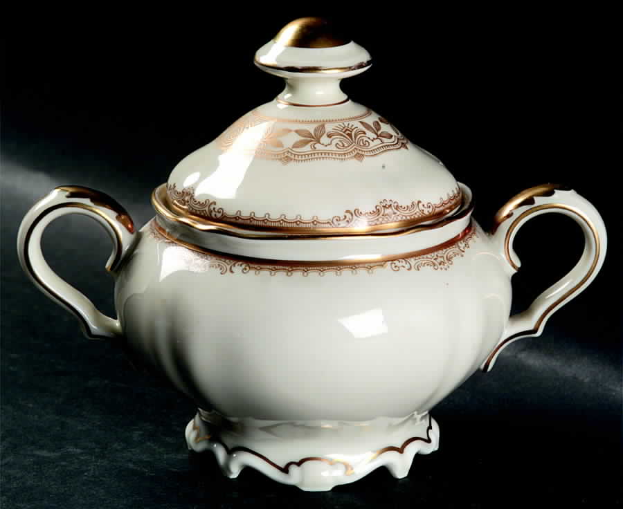 6464 Sugar Bowl & Lid by Hutschenreuther-1