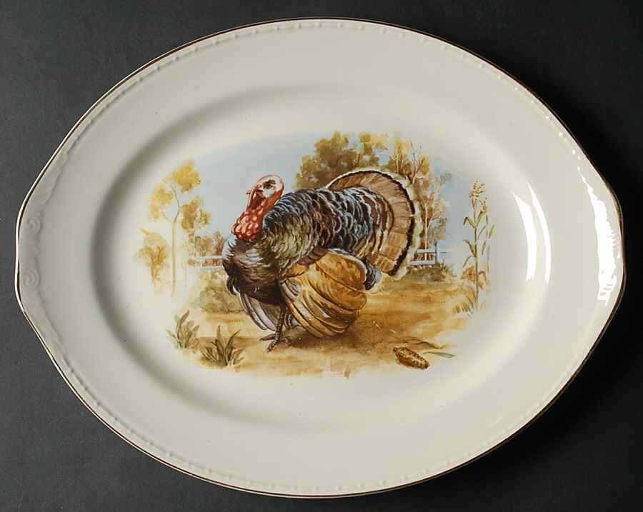 HLC2407 13" Oval Serving Platter by Homer Laughlin -1