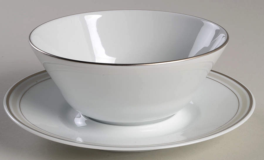 Alize Platinum Gravy Boat with Attached Underplate by Haviland-1