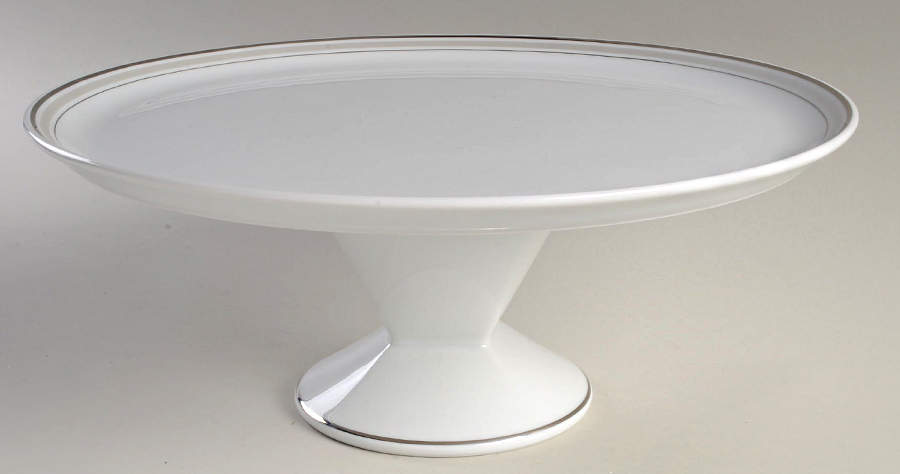 Alize Platinum 12" Diameter Pedestal Cake Stand by Haviland-1