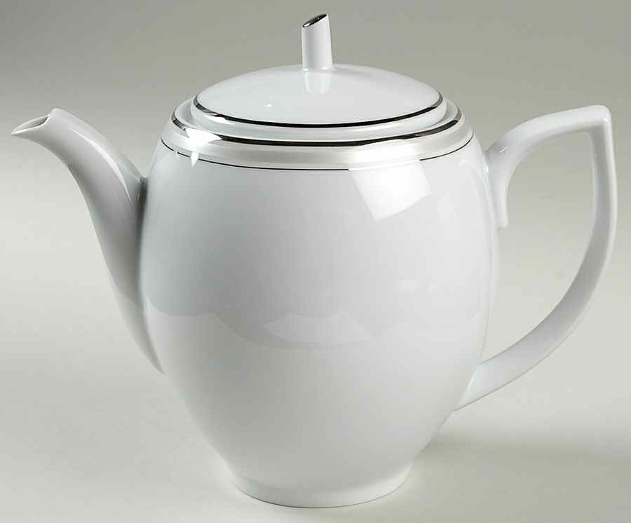 Alize Platinum Teapot & Lid by Haviland-1