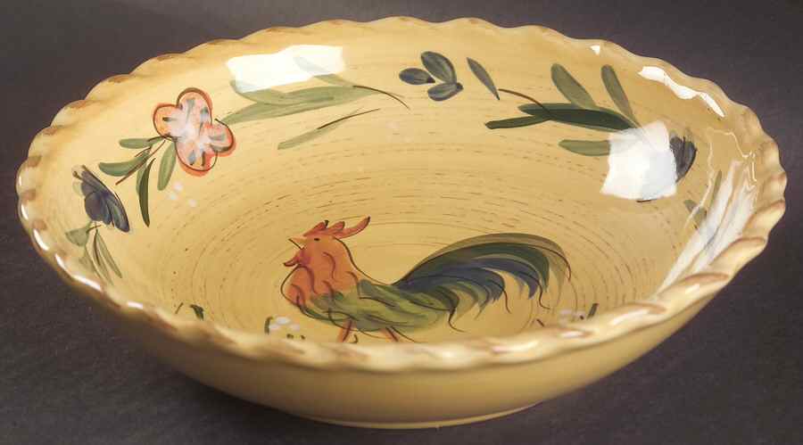 Rooster Large Coupe Soup Bowl by Home-1