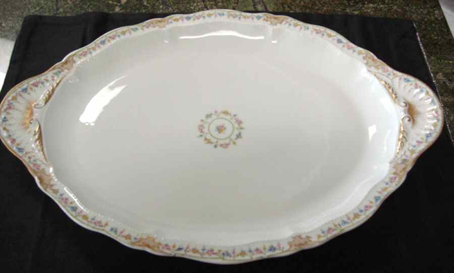 Schleiger 630-2 14" Oval Serving Platter by Haviland-1