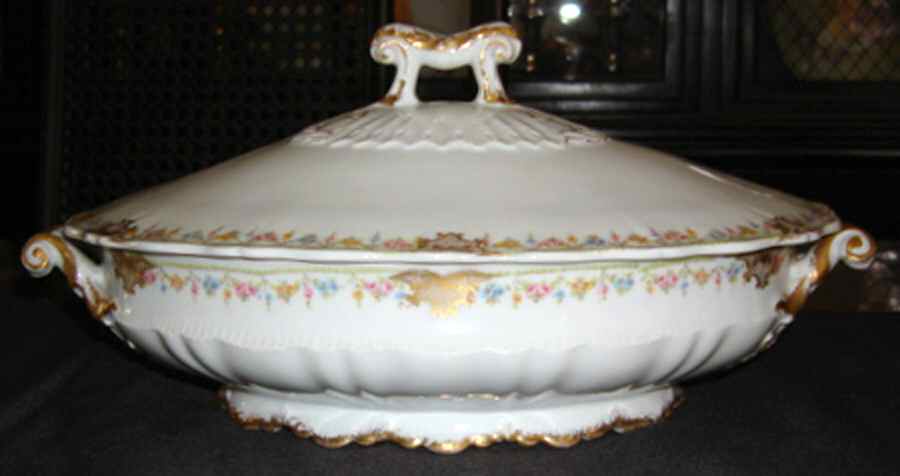 Schleiger 630-2 Oval Covered Vegetable by Haviland-1