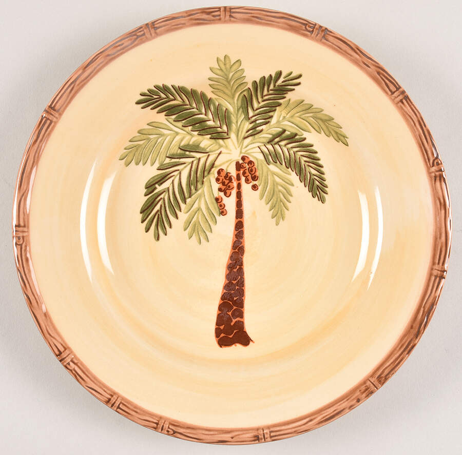 West Palm Salad Plate by Home Trends-1