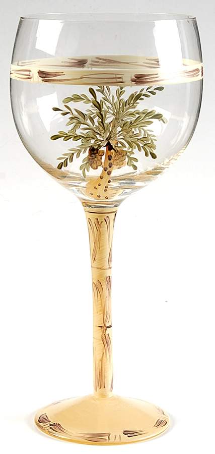 West Palm 18 Oz Glassware Goblet by Home Trends-1