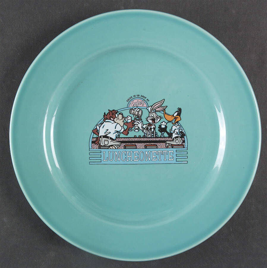 Looney Tunes Luncheonette Dinner Plate by Homer Laughlin -1