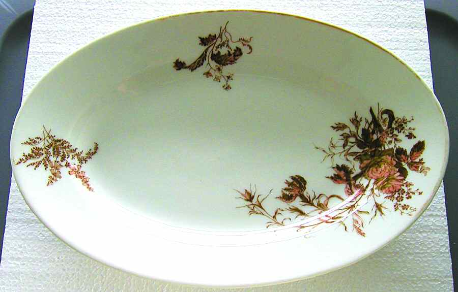 Schleiger 77-6 14" Oval Serving Platter by Haviland-1