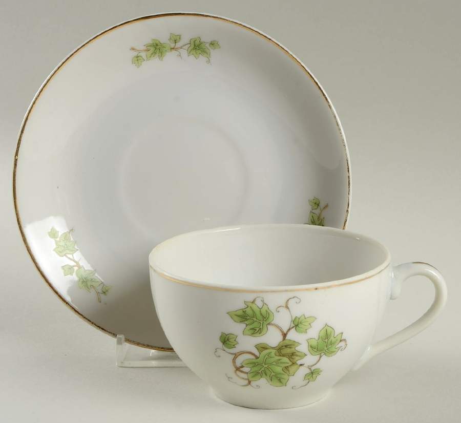 HSN4 Flat Cup & Saucer Set by Hadson (Japan)-1