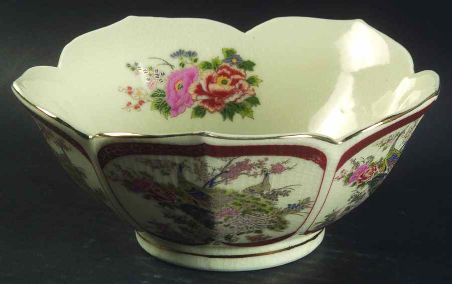 Satsuma Scalloped Bowl by Heritage Mint-1