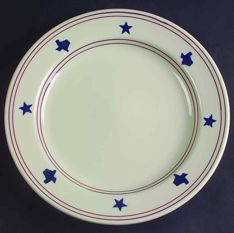 Texas Proud Dinner Plate by Hartstone-1