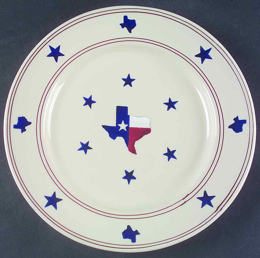 Texas Proud Service Plate (Charger) by Hartstone-1