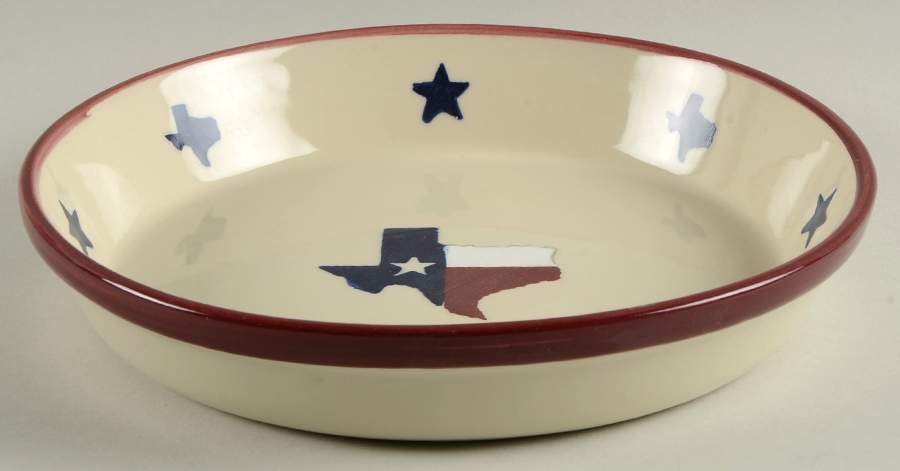 Texas Proud 10" Pie Baking Plate by Hartstone-1