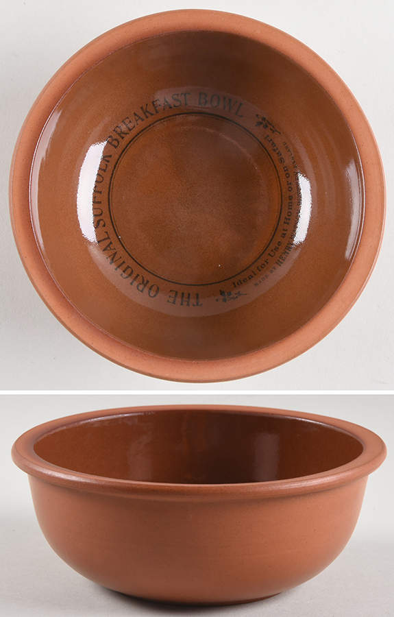 The Original Suffolk (Terra Cotta) Breakfast Bowl by Henry Watson-1