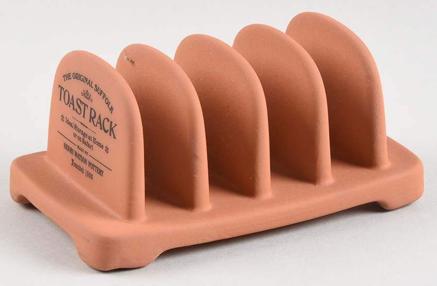 The Original Suffolk (Terra Cotta) Toast/Letter Rack by Henry Watson-1