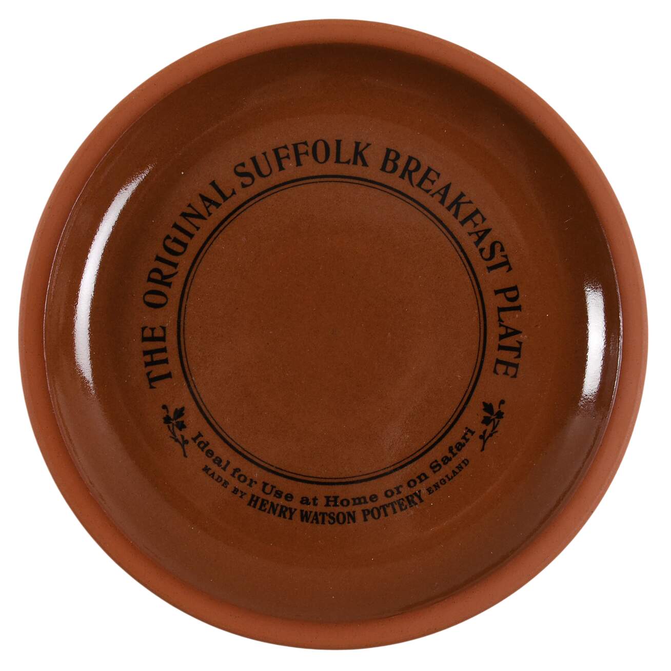 The Original Suffolk (Terra Cotta) Breakfast Plate by Henry Watson-1
