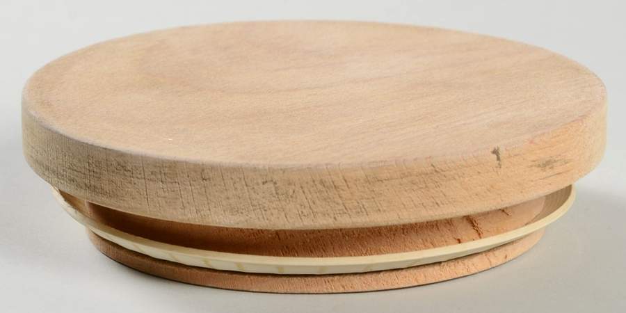 The Original Suffolk (Terra Cotta) Wood Lid for Tea Canister by Henry Watson-1