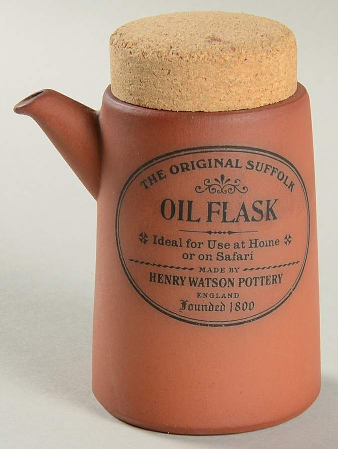 The Original Suffolk (Terra Cotta) Oil with Cork Stopper by Henry Watson-1