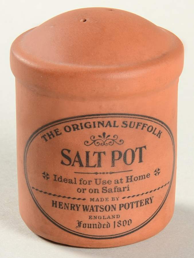 The Original Suffolk (Terra Cotta) Salt Shaker by Henry Watson-1