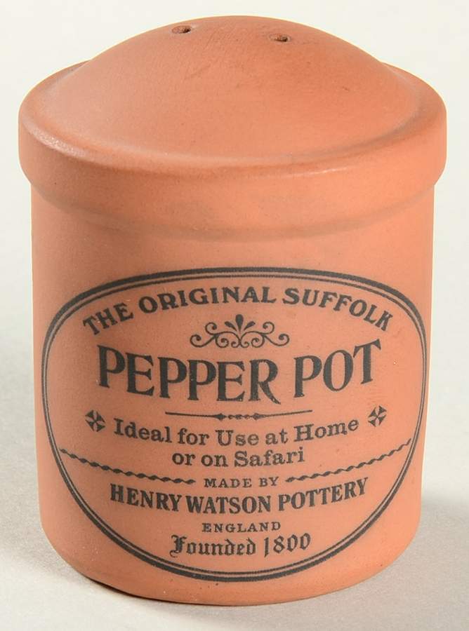 The Original Suffolk (Terra Cotta) Pepper Shaker by Henry Watson-1