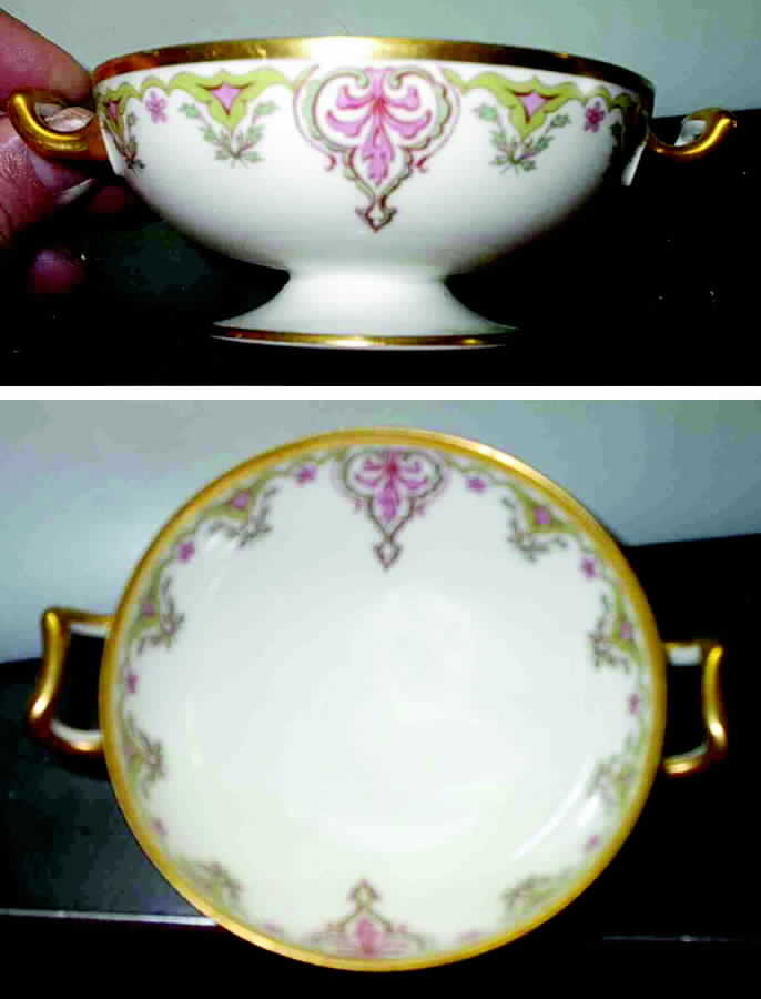 H2969 Footed Cream Soup Bowl by Haviland-1