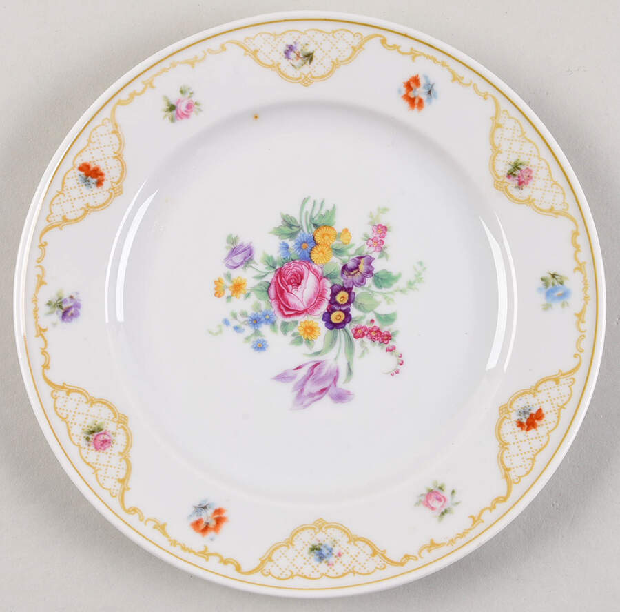 7470 (Cream Background) Salad Plate by Hutschenreuther-1