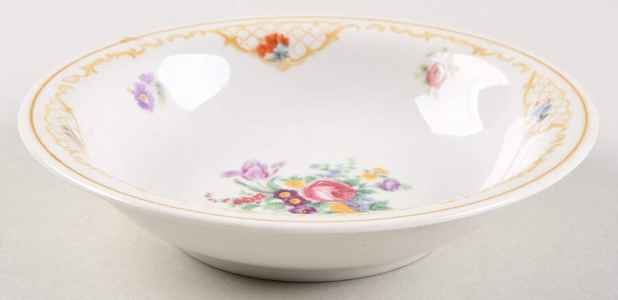 7470 (Cream Background) Rim Fruit/Dessert (Sauce) Bowl by Hutschenreuther-1