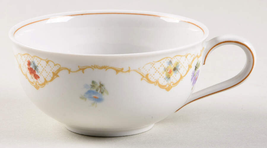 7470 (Cream Background) Flat Cup by Hutschenreuther-1