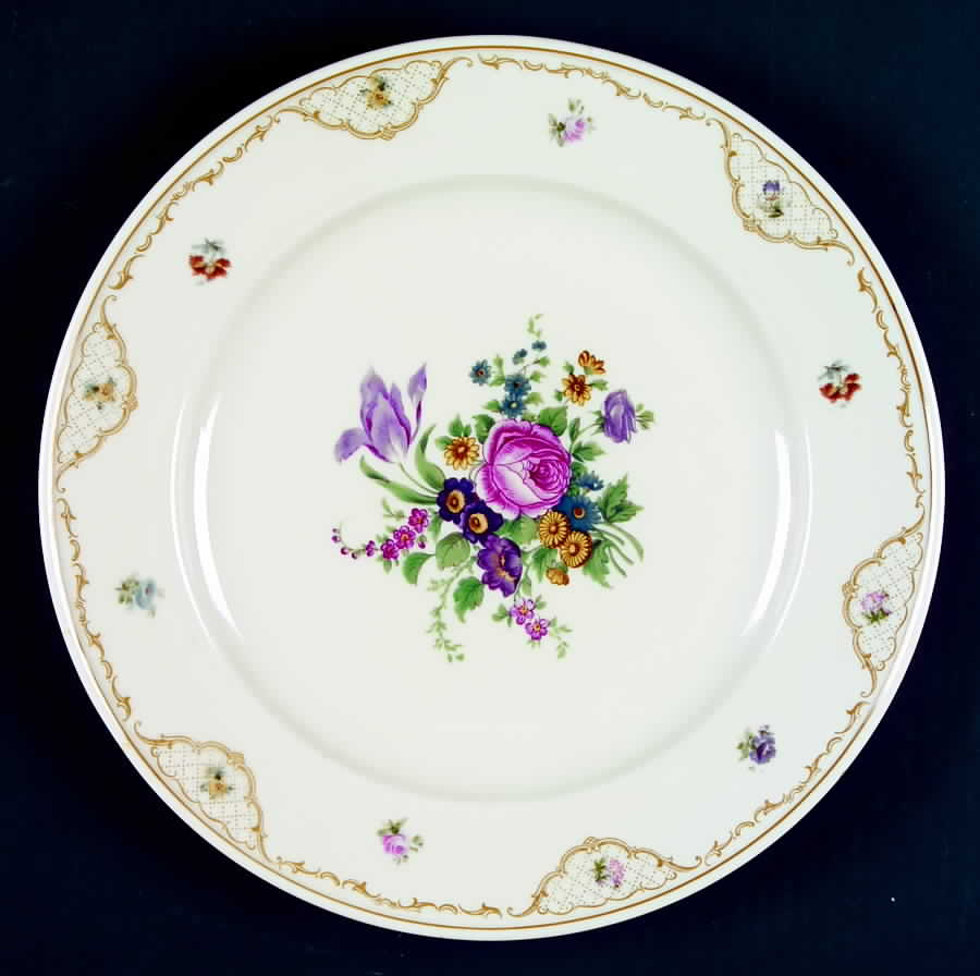 7470 (Cream Background) Dinner Plate by Hutschenreuther-1