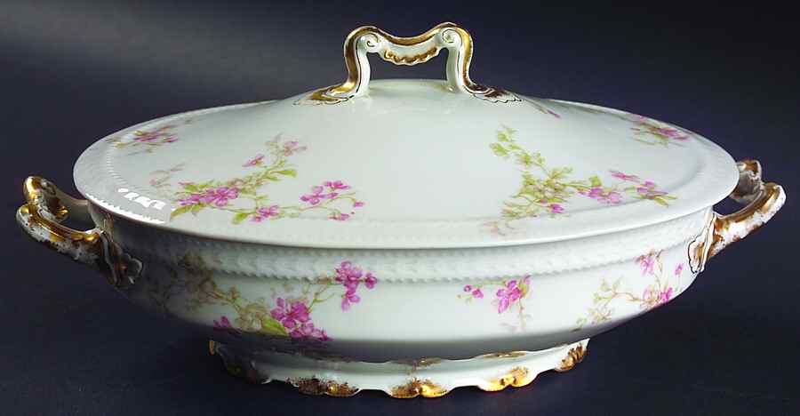 H2978 Oval Covered Vegetable by Haviland-1