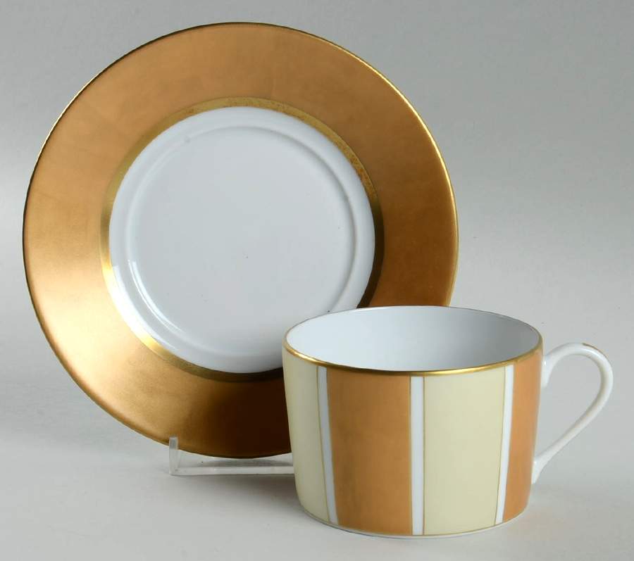 Serengeti Flat Cup & Saucer Set by Haviland-1